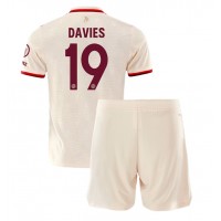 Bayern Munich Alphonso Davies #19 Tredjeställ Barn 2024-25 Korta ärmar (+ Korta byxor)